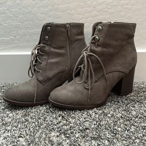 SODA Faux Suede Booties